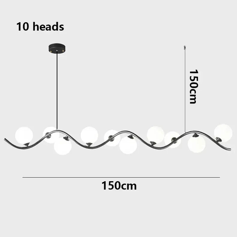 Isak – Dimmable LED Pendant Light with Milky Glass Shade for Dining Tables and Bars Monalume.com