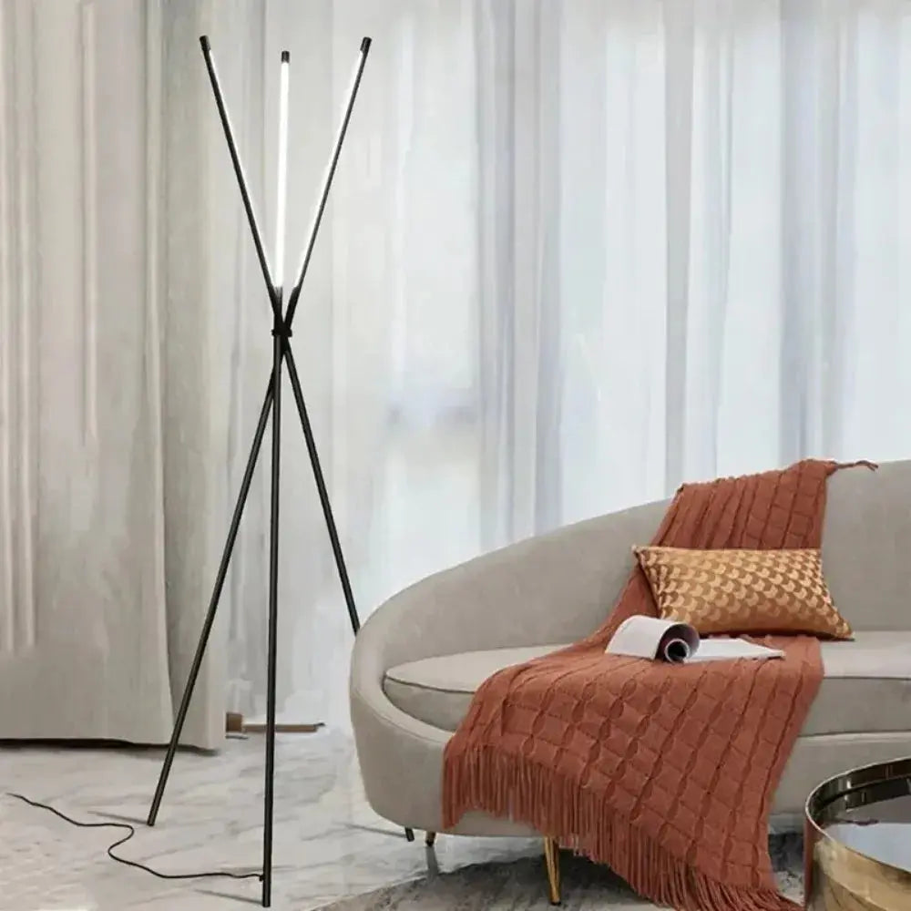 Alma – Nordic Minimalist Dimmable LED Floor Lamp for Modern Interiors Monalume