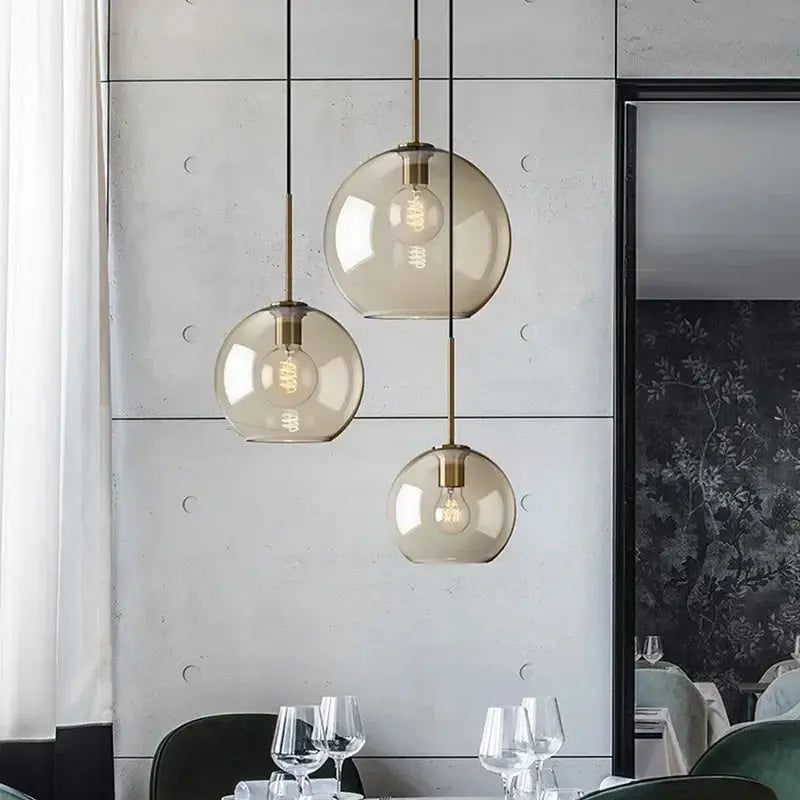 Mirla – Modern Glass LED Pendant Lamp for Sleek, Contemporary Lighting Monalume