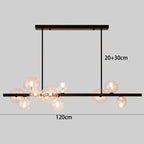 Alvin – Modern LED Pendant Light with Metal and Glass Design for Dining Tables and Bars Monalume.com