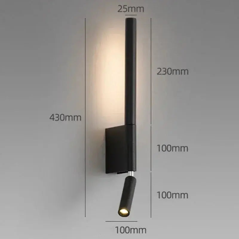 Hedda – Modern Bedside LED Spot Wall Lamp for Focused, Stylish Lighting Monalume