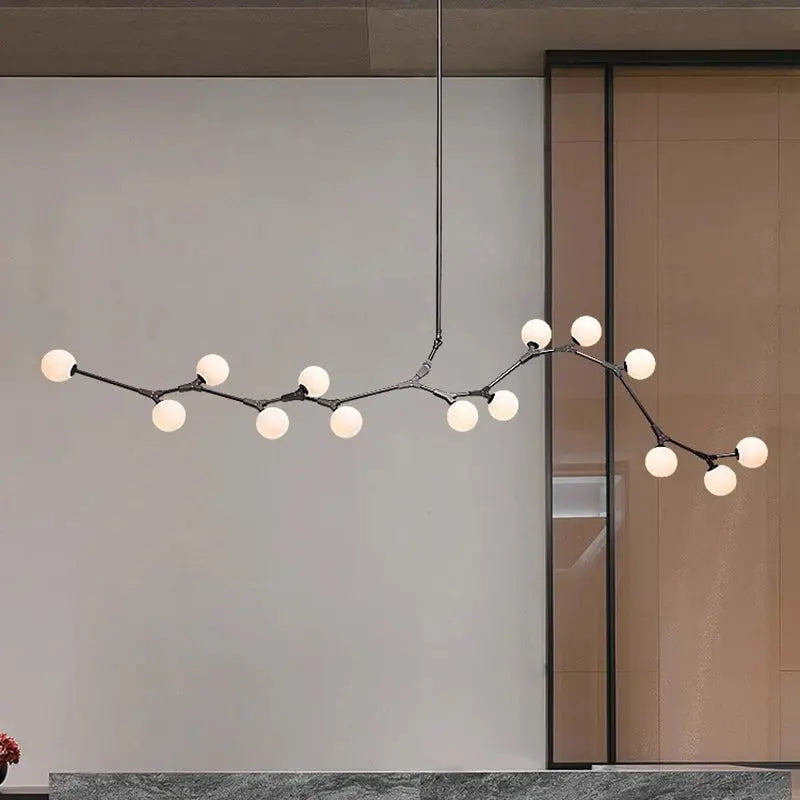 Viggo – Creative Branch-Style Extra-Long Dimmable LED Pendant Light for Dining Tables and Bars Monalume.com