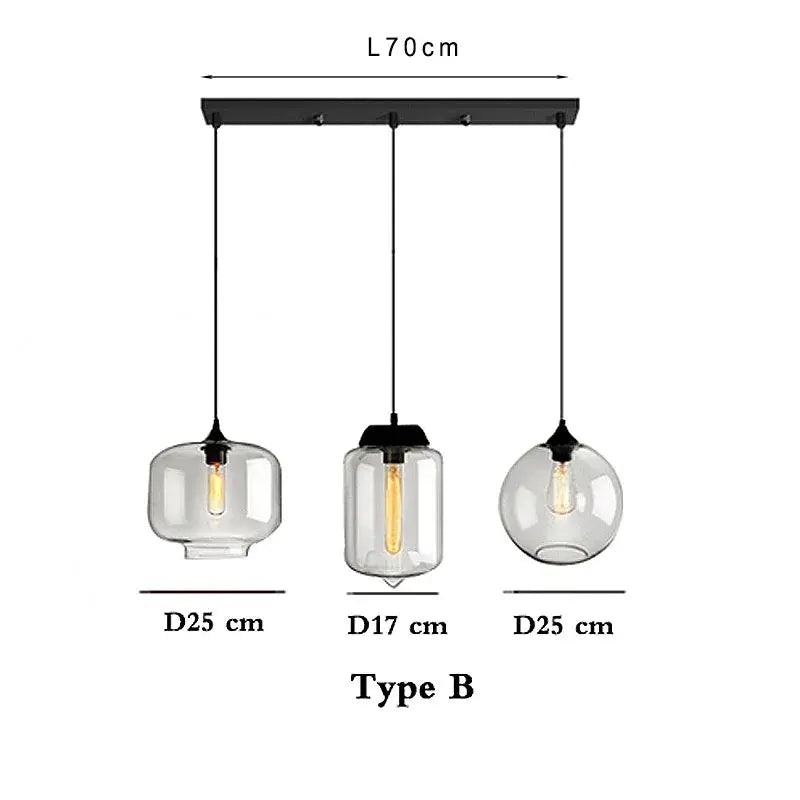 Norna – Classic Glass Pendant Lamp for Timeless Elegance Monalume