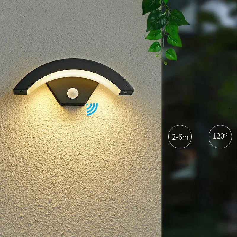 Annalise – Modern Waterproof IP65 Outdoor Motion Sensor LED Wall Lamp for Secure Lighting Monalume