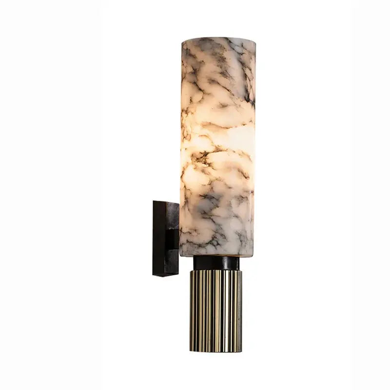 Maja – Modern Luxury LED Wall Lamp with Natural Marble Accent Monalume
