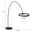 Alberte – Modern Luxury Dimmable LED Ring Floor Lamp Series Lampasa.com