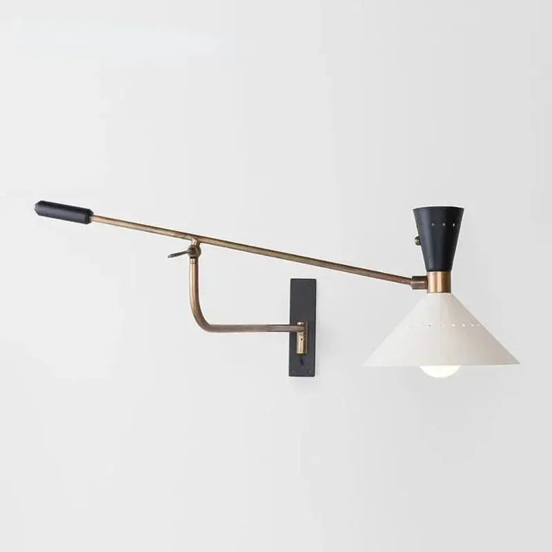 Saga – Nordic Adjustable Long Arm LED Reading Wall Lamp for Cozy Spaces Monalume