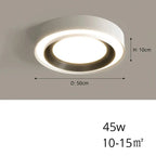 Sami – Elegant Scandinavian Circular LED Ceiling Lamp for Modern Interiors Monalume