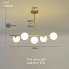 Edvin – Modern Glass Ball LED Pendant Light for Dining Tables and Bars Monalume.com