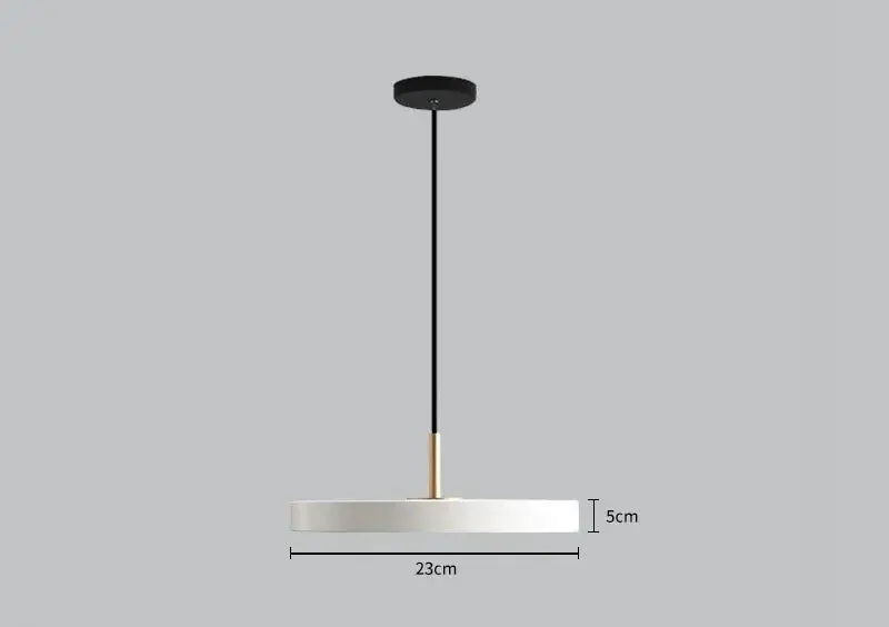 Nora – Modern Art Metal UFO LED Pendant Lamp for Modern Interiors Monalume