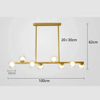 Meya – Nordic Dimmable LED Pendant Light for Dining Tables and Bars Monalume.com