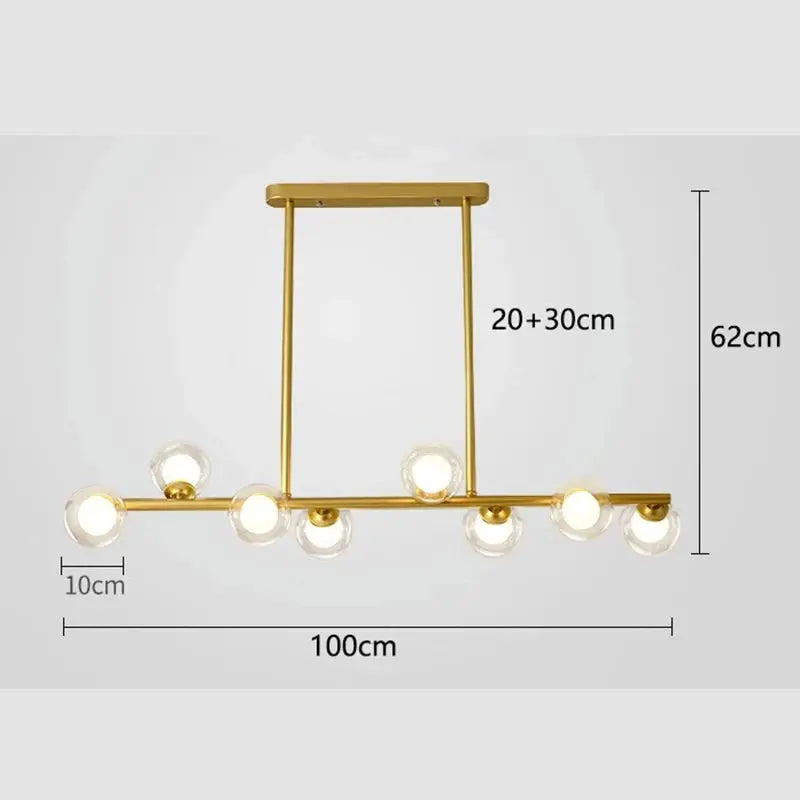 Meya – Nordic Dimmable LED Pendant Light for Dining Tables and Bars Monalume.com