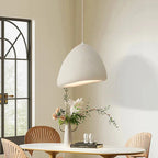 Yuko – Handmade Japanese Wabi-Sabi LED Pendant Light for Natural and Minimalist Interiors Monalume