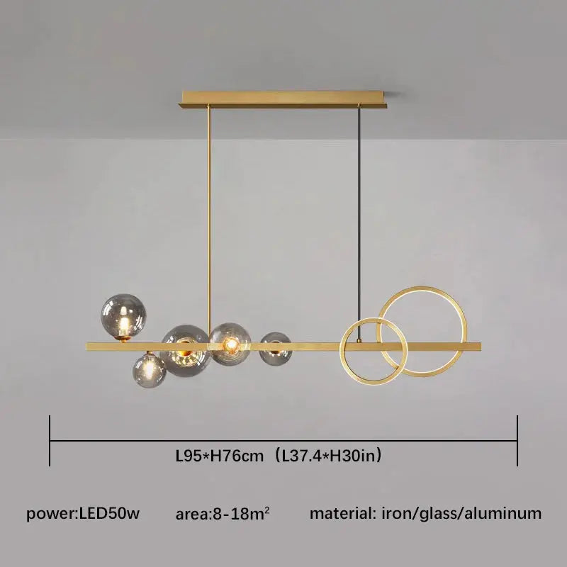Denny 2.0 – Modern Creative LED Pendant Lamp for Stylish, Contemporary Lighting Monalume