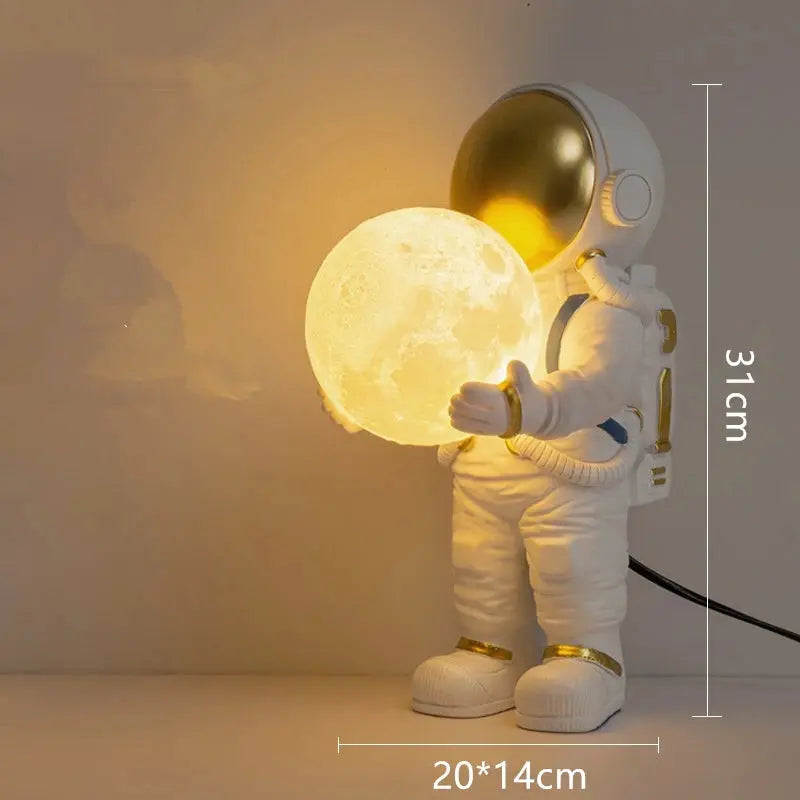 Freya – Astronaut-Themed LED Table and Wall Lamp for Unique, Playful Lighting Monalume
