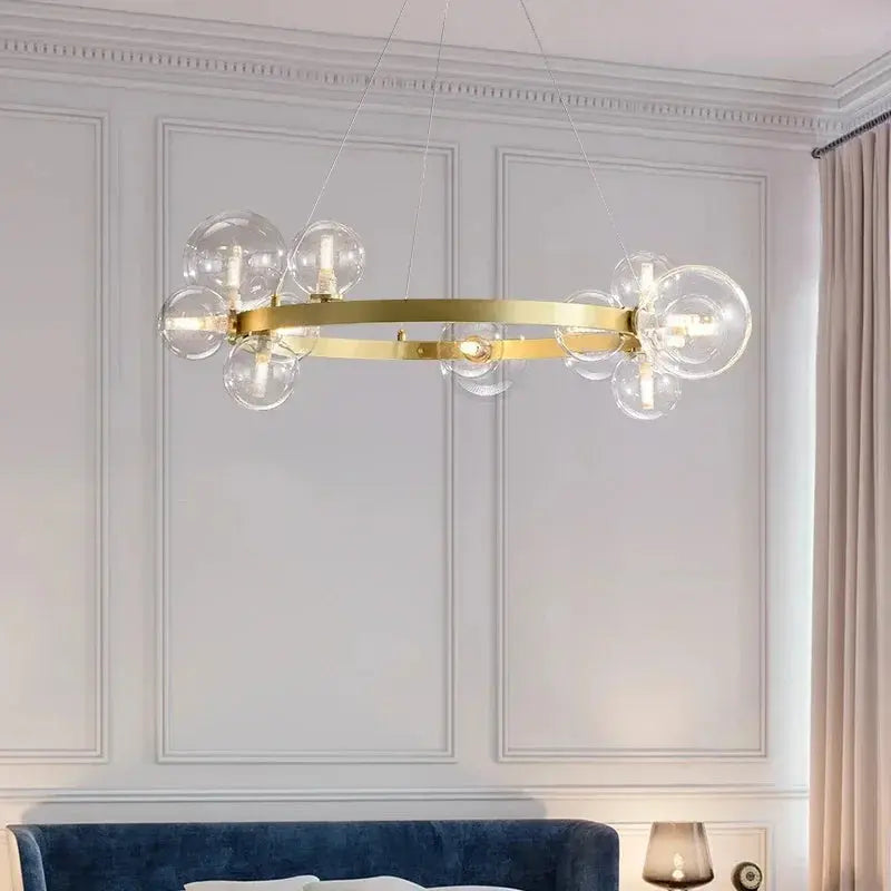 Sten - Modern Artistic Glass Ball LED Pendant Lamp Lampasa.com