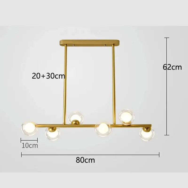 Meya – Nordic Dimmable LED Pendant Light for Dining Tables and Bars Monalume.com