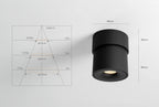 Dimmable 360° rotatable LED spotlight - Lysa Lampasa.com