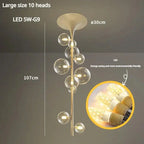 Alfred – Modern Minimalist LED Pendant Light with Glass Ball Design for Ceilings Monalume.com