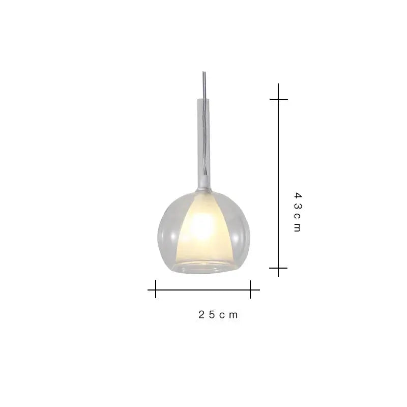 Odin – Luxury Elegant Glass Ball LED Pendant Lamp for Sophisticated Interiors Monalume