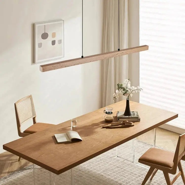 Arvid – Dimmable LED Pendant Light with Natural Stone Design for Modern Interiors Monalume.com