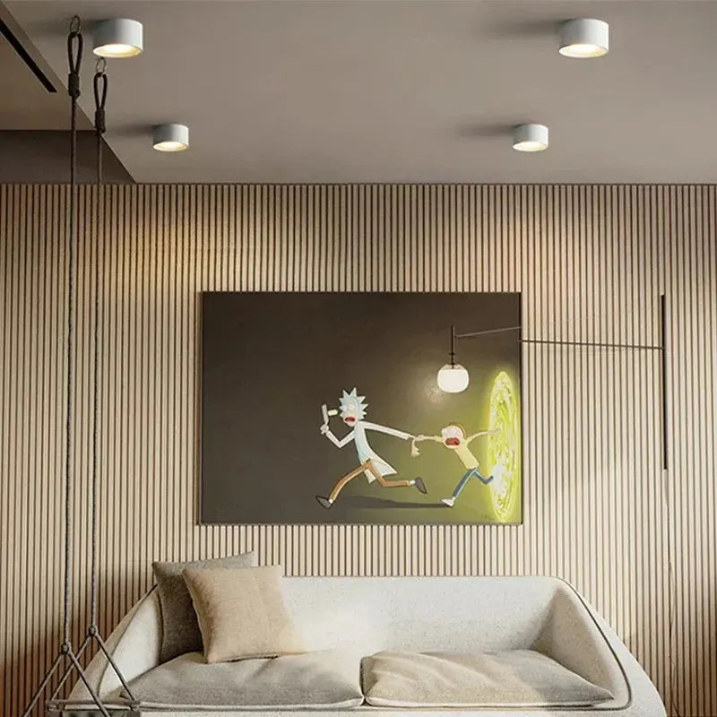 Mare – Modern LED Ceiling Lamp with Adjustable Spotlights for Focused Lighting Monalume