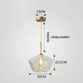 Orya – Artistic Modern Amber Glass LED Pendant Lamp Lampasa.com