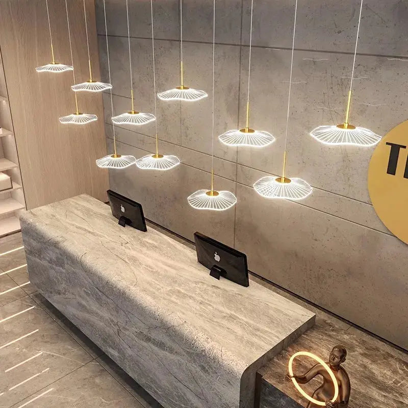 Nyelle – Modern Dimmable LED Dining Table lamp/ Bar Lamp With Spotlights Lampasa.com