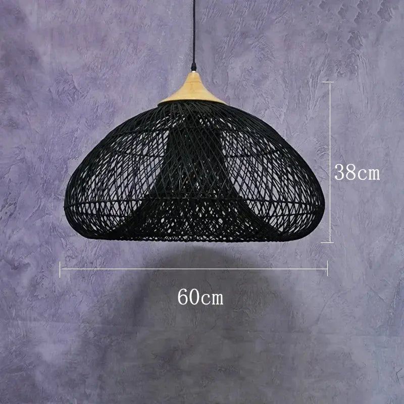 Ronja – High-Quality Handmade Rattan LED Pendant Light for Natural, Cozy Interiors Monalume