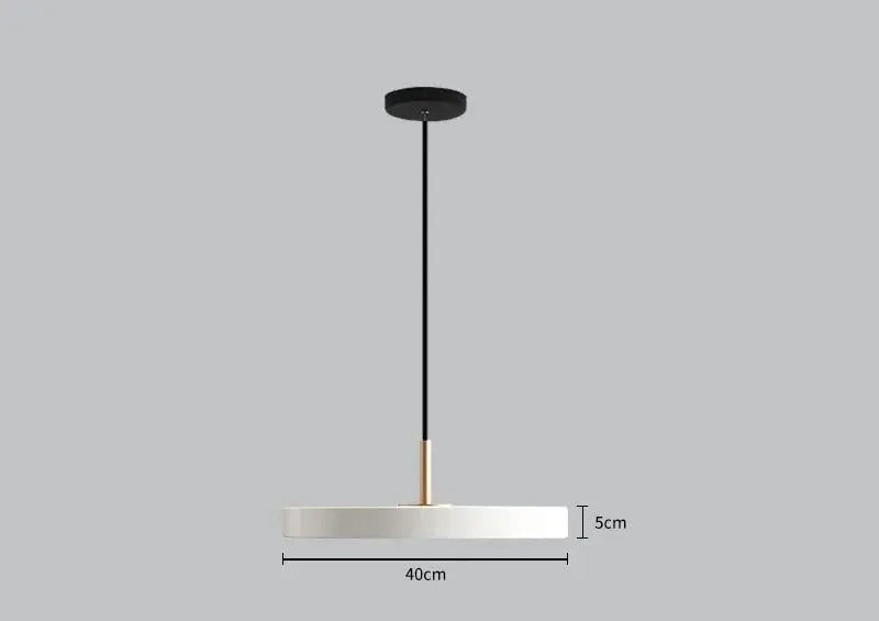 Nora – Modern Art Metal UFO LED Pendant Lamp for Modern Interiors Monalume