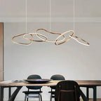 Edda – Creative Circular Dimmable LED Pendant Light for Dining Tables and Bars Monalume.com