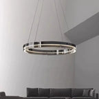 Espen – Modern Glass Circle Dimmable LED Pendant Lamp for Sleek Lighting Monalume