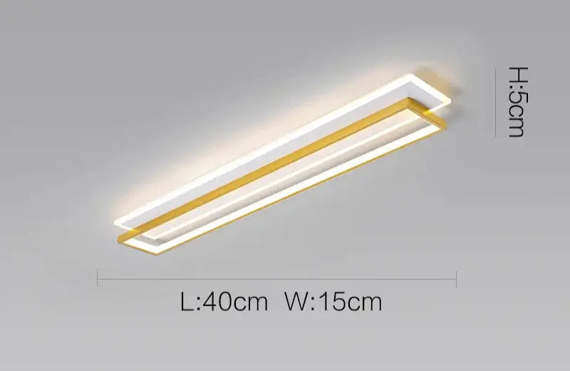 Arvion – Creative Rectangular Dimmable LED Ceiling Lamp Lampasa.com