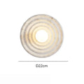 Fien – Wabi-Sabi Style Round LED Wall Light for Ambient Interior Lighting Lampasa.com