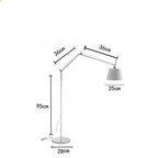 Filippa – Modern Arc Dimmable LED Floor Lamp Lampasa.com