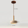 Olav – Premium Natural Stone Pendant Lamp for Elegant and Timeless Design Monalume