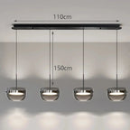 Haakon – Modern Smoked Glass LED Pendant Light for Dining Tables and Bars Monalume.com