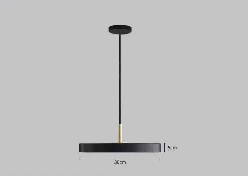 Nora – Modern Art Metal UFO LED Pendant Lamp for Modern Interiors Monalume