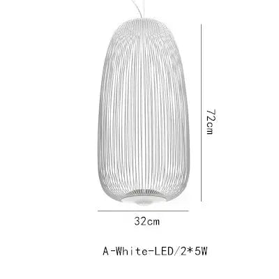 Dagmar – Designer Birdcage Dimmable Pendant Lamp for Unique, Stylish Lighting Monalume
