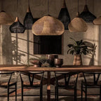 Ronja – High-Quality Handmade Rattan LED Pendant Light for Natural, Cozy Interiors Monalume
