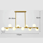 Meya – Nordic Dimmable LED Pendant Light for Dining Tables and Bars Monalume.com