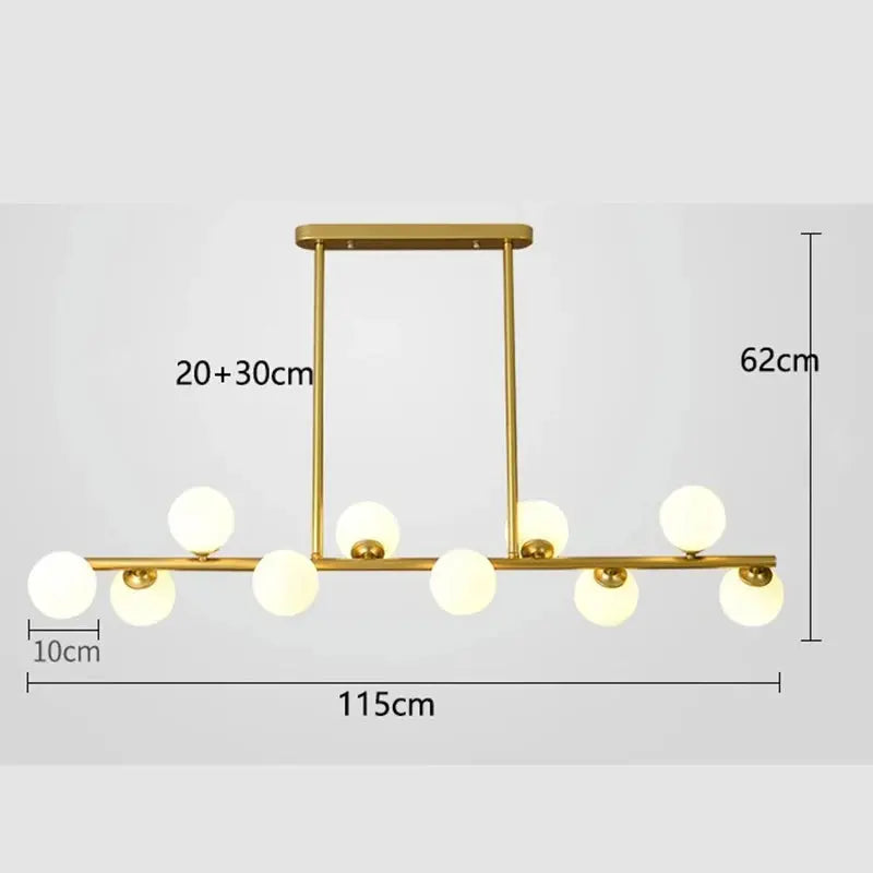Meya – Nordic Dimmable LED Pendant Light for Dining Tables and Bars Monalume.com
