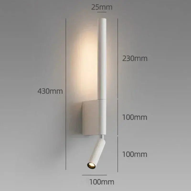 Hedda – Modern Bedside LED Spot Wall Lamp for Focused, Stylish Lighting Monalume