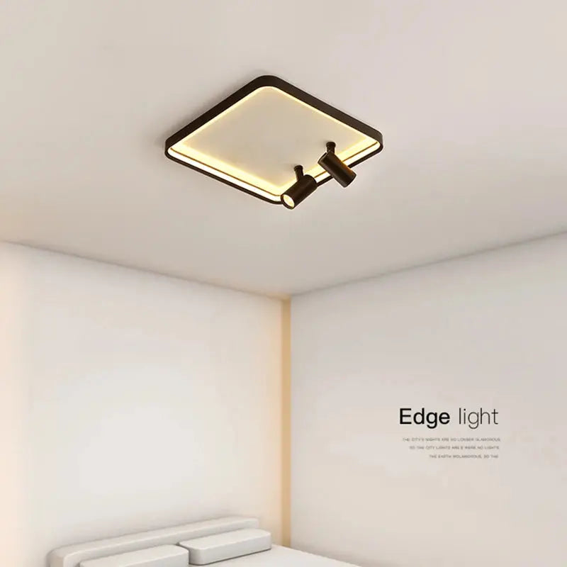 Sigrid – Nordic Minimalist LED Ceiling Lamp with Adjustable Spotlight for Modern Spaces Monalume