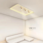 Sigrid – Nordic Minimalist LED Ceiling Lamp with Adjustable Spotlight for Modern Spaces Monalume