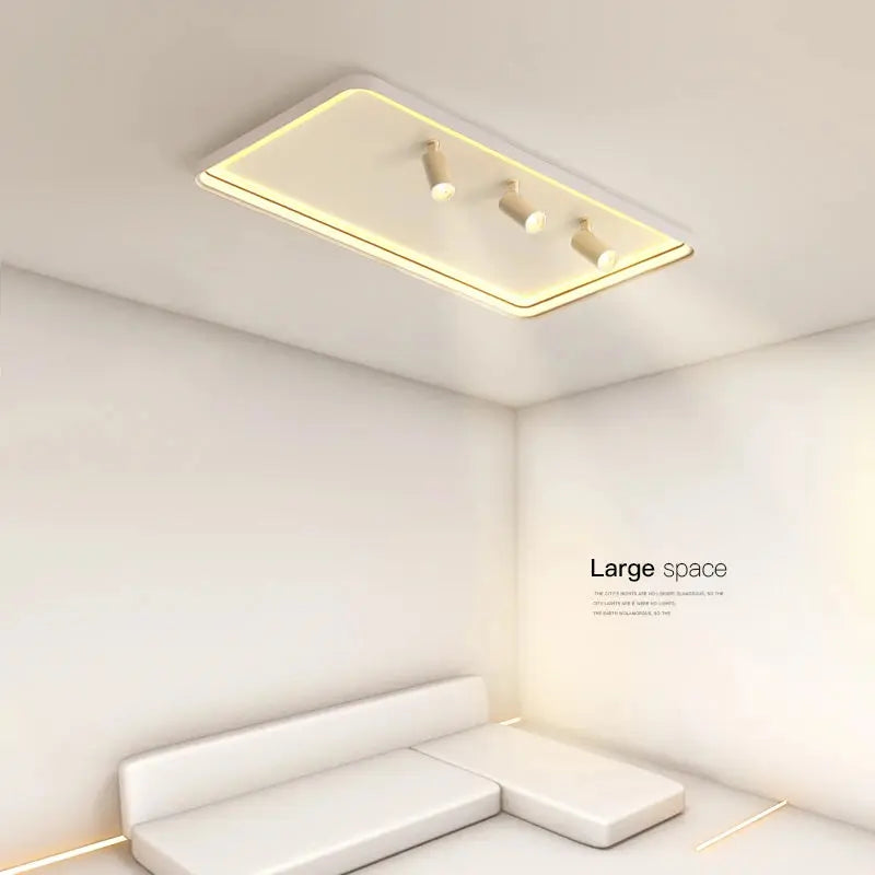 Sigrid – Nordic Minimalist LED Ceiling Lamp with Adjustable Spotlight for Modern Spaces Monalume