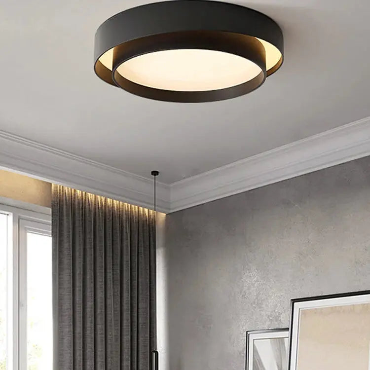 Ozzie – Round Dimmable LED Art Ceiling Lamp for Contemporary Spaces Monalume