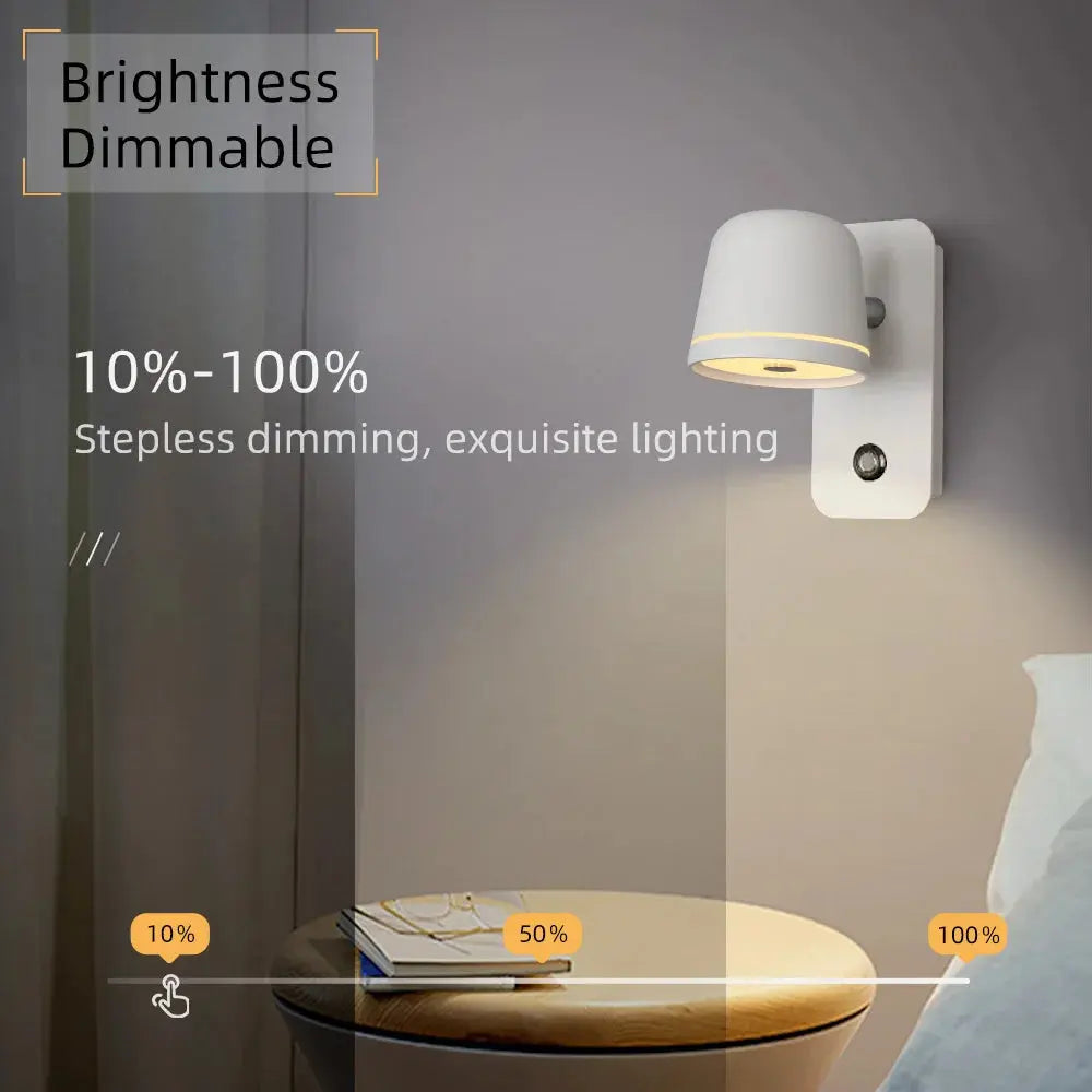 Egil – Rotatable Dimmable LED Wall Light for Adjustable Indoor Lighting Lampasa.com