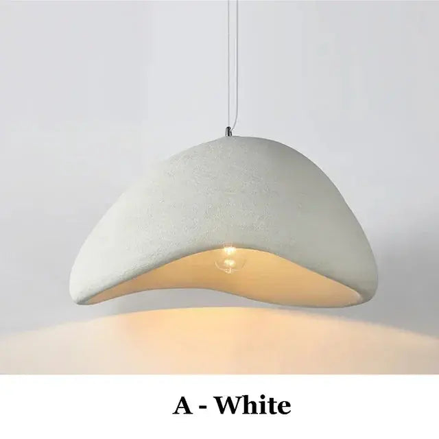 Mieko – Handmade Japanese Wabi-Sabi Pendant Lamp for Natural, Minimalist Decor Monalume