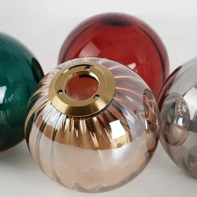 Modern Colorful LED Glass Ball Pendant Lamp – Roma Lampasa.com